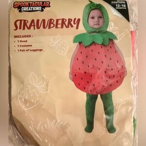 Spooktacular Creations Strawberry Costume for Kids